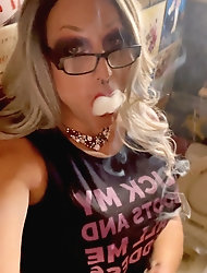 Trans Goddess Smoking Fetish
