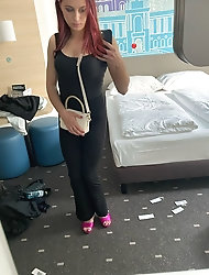 Good-looking shemale harlots love the taste of jizz