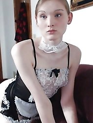 Fascinating tranny girlfriend is posing nude for money