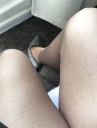 Slut is giving blowjob